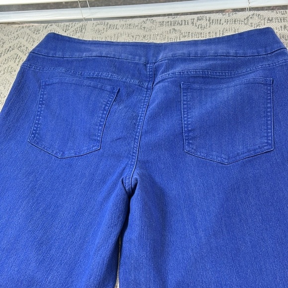 Chicos Pull On Ankle Straight Leg Jeans Sz 3 - Picture 4 of 11